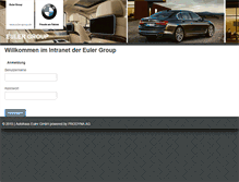 Tablet Screenshot of intranet.euler-group.de